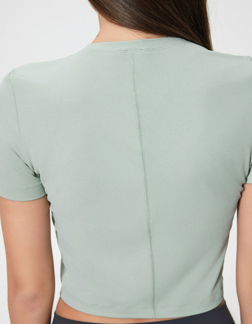 Load image into Gallery viewer, Millennia Round Neck Short Sleeve Active T-Shirt
