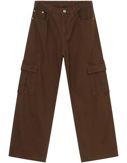 Load image into Gallery viewer, Hight Rise Wide Leg Cargo Pants
