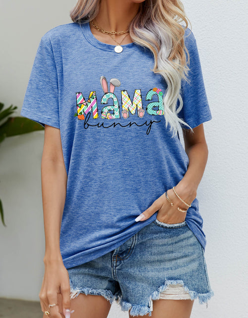 Load image into Gallery viewer, MAMA BUNNY Easter Graphic Tee
