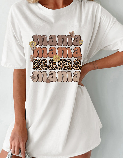 Load image into Gallery viewer, MAMA Round Neck Half Sleeve T-Shirt
