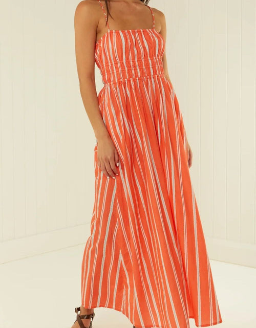 Load image into Gallery viewer, Striped Square Neck Cami Dress
