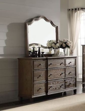 Load image into Gallery viewer, Baudouin - Weathered Mirror - Oak by Couch.com
