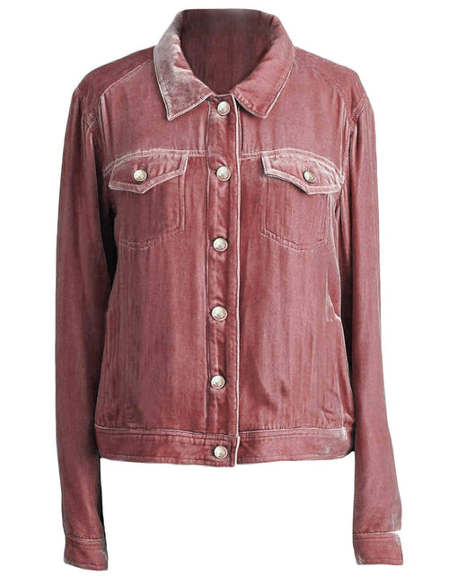 Load image into Gallery viewer, Button Up Long Sleeve Jacket with Chest Pockets
