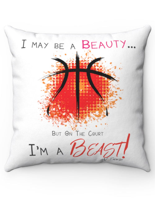 Load image into Gallery viewer, Basketball Beast Girls Basketball Pillow by NoExcuse Apparel
