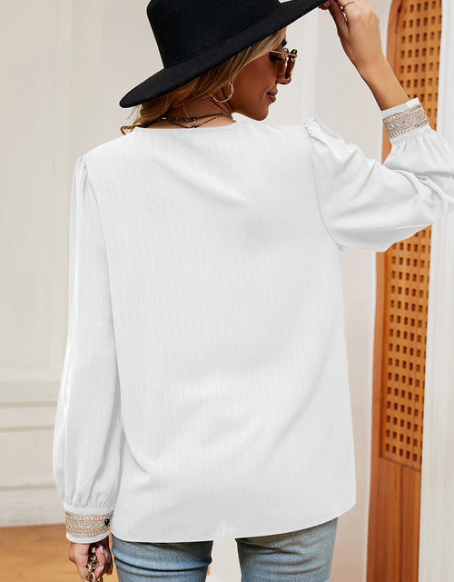 Load image into Gallery viewer, V-Neck Long Sleeve T-Shirt
