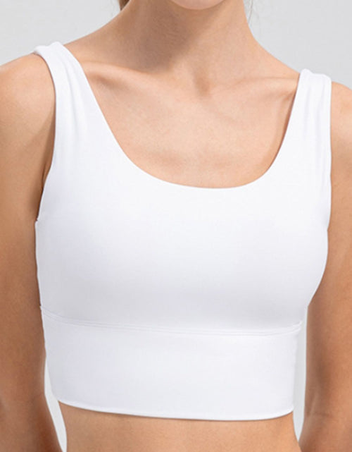 Load image into Gallery viewer, Scoop Neck Wide Strap Active Tank
