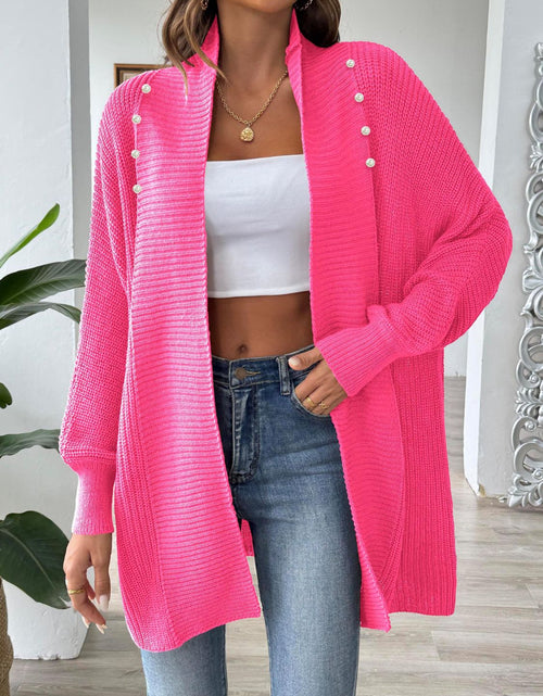 Load image into Gallery viewer, Open Front Long Sleeve Cardigan
