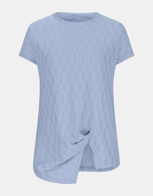 Load image into Gallery viewer, Full Size Round Neck Short Sleeve T-Shirt
