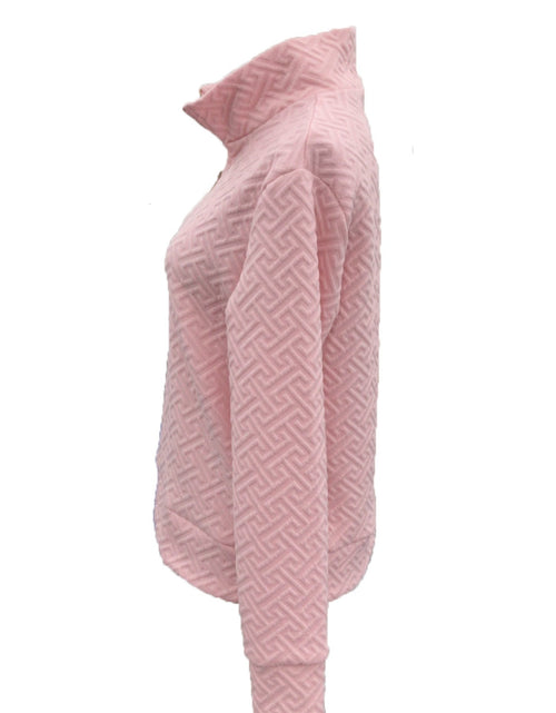 Load image into Gallery viewer, Textured Dropped Shoulder Long Sleeve Sweatshirt
