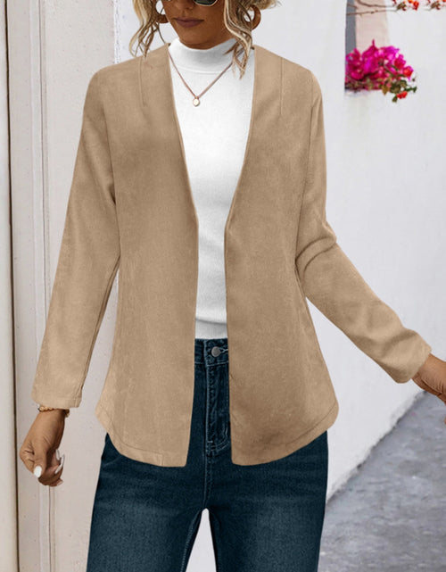 Load image into Gallery viewer, Open Front Long Sleeve Cardigan
