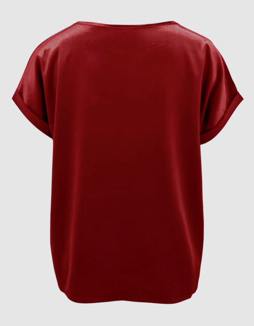 Load image into Gallery viewer, Round Neck Short Sleeve T-Shirt
