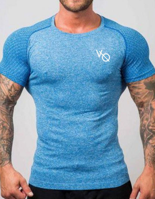 Load image into Gallery viewer, Men's Round Neck Short Sleeve T-Shirt

