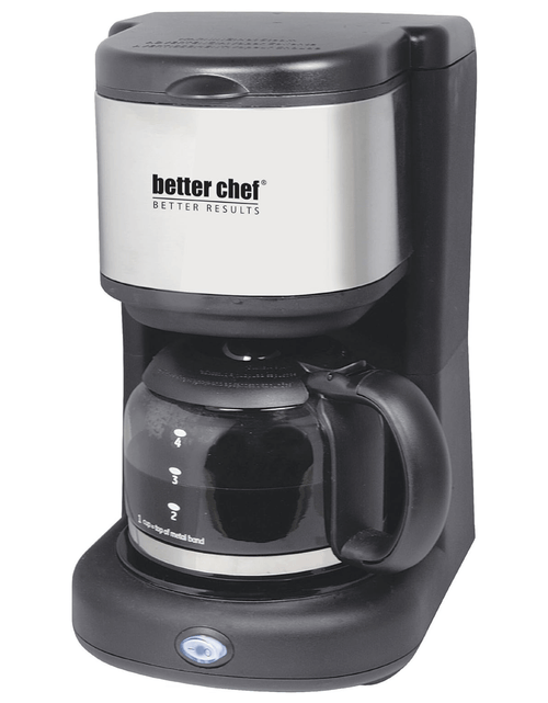 Load image into Gallery viewer, Better Chef 4-Cup Stainless Steel Coffeemaker by Jupiter Gear Home
