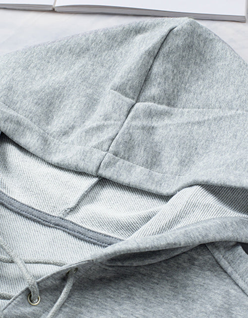 Load image into Gallery viewer, Lace Up Long Sleeve Hoodie
