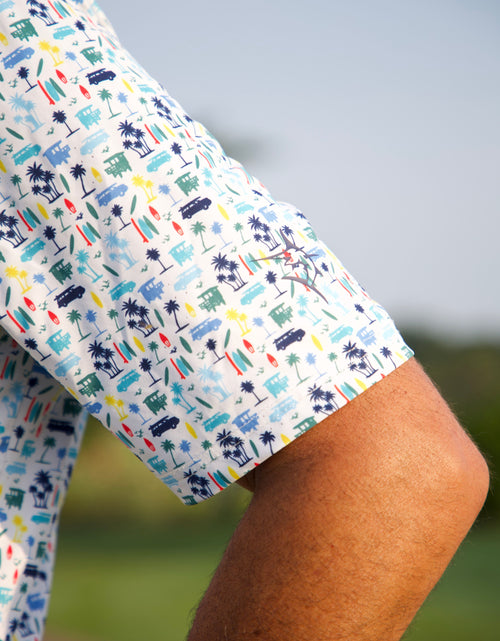 Load image into Gallery viewer, Surfs up Polo
