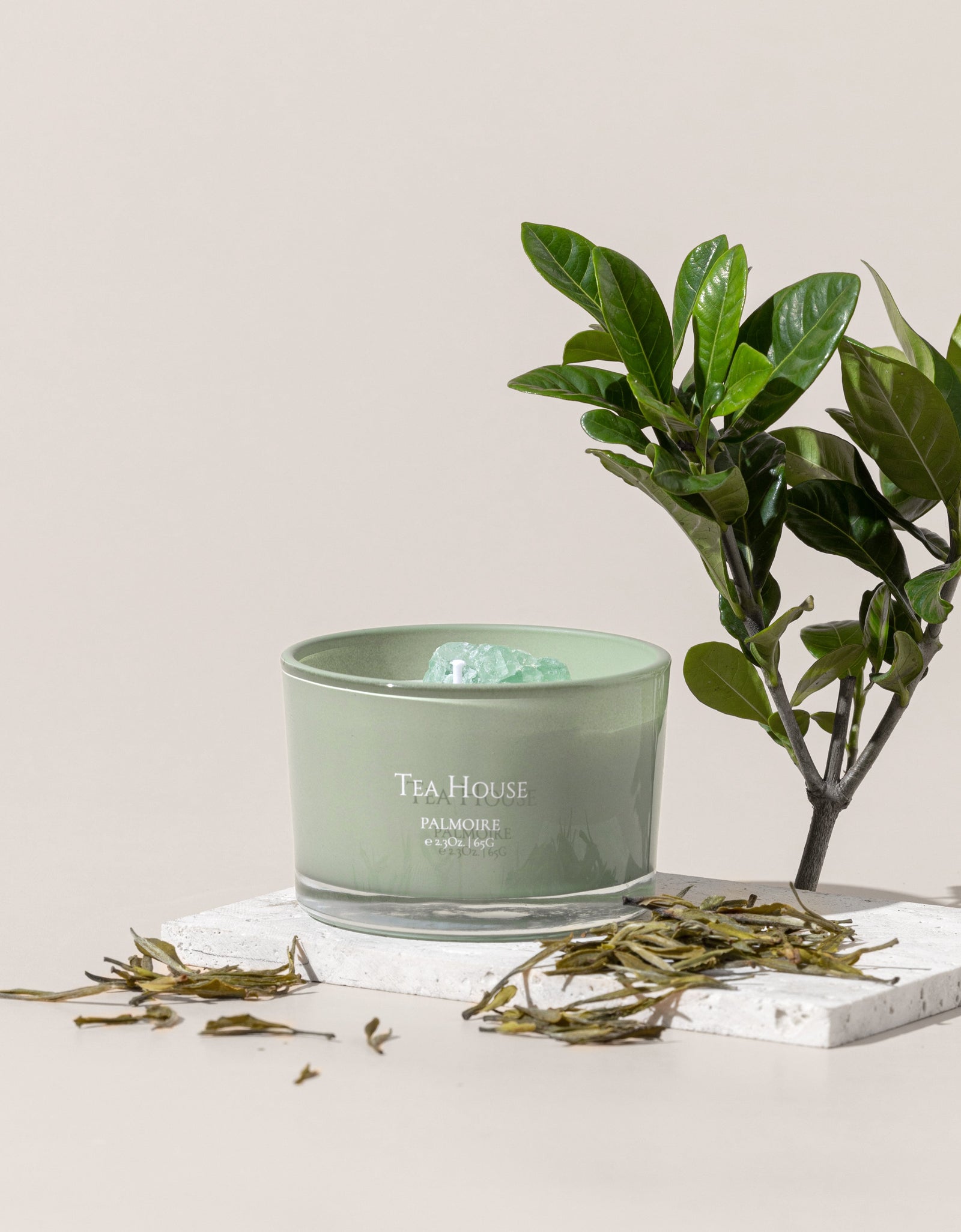 Tea House Soy Wax Candle by PALMOIRE