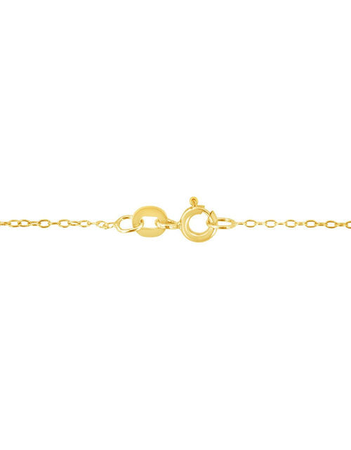 Load image into Gallery viewer, 10K Gold 1/5 Cttw Princess Cut Diamond 3 Stone Drop 18" Pendant Necklace (H-I Color, SI2-I1 Clarity) by Haus of Brilliance
