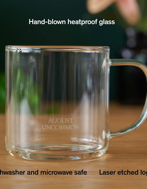 Load image into Gallery viewer, Glass Mug - Clear Elegance
