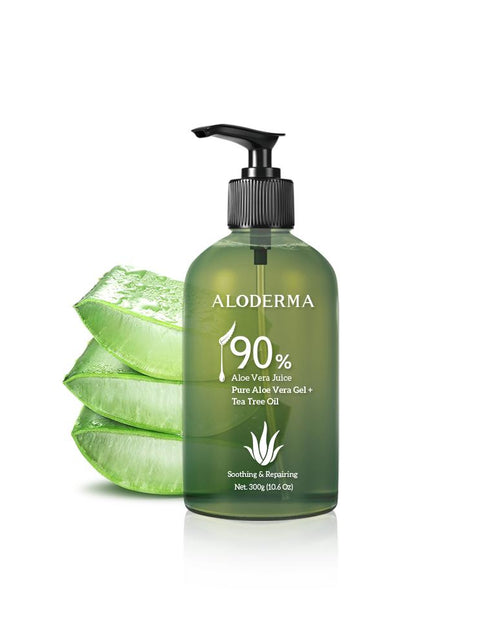 Load image into Gallery viewer, ALODERMA Pure Aloe Vera Gel + Tea Tree Oil by AloeCure
