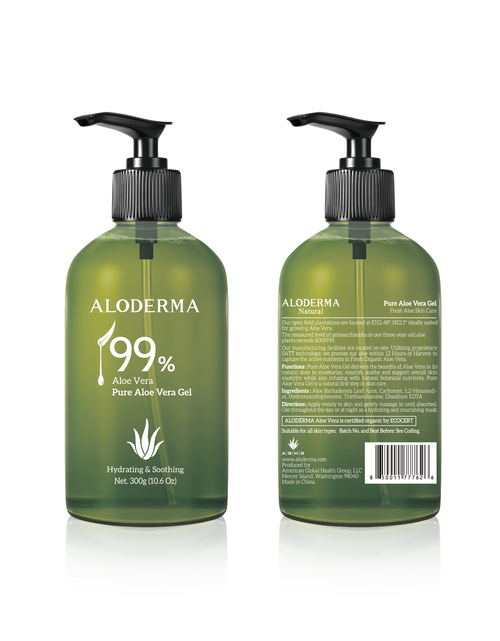 Load image into Gallery viewer, ALODERMA Pure Aloe Vera Gel 300g by AloeCure
