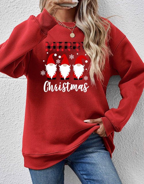 Load image into Gallery viewer, MERRY CHRISTMAS Long Sleeve Sweatshirt
