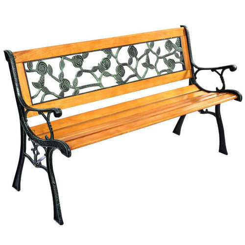 Load image into Gallery viewer, 49 1/2 Inch Patio Park Garden Porch Chair Bench
