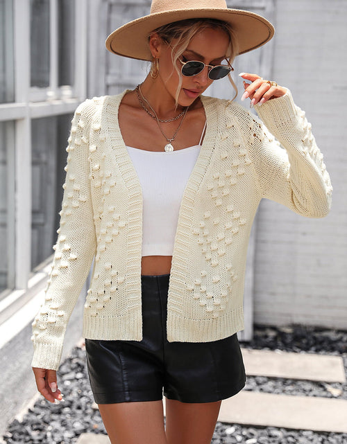 Load image into Gallery viewer, Open Front Long Sleeve Cardigan
