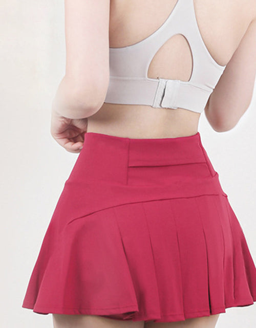Load image into Gallery viewer, High Waist Pleated Active Skirt
