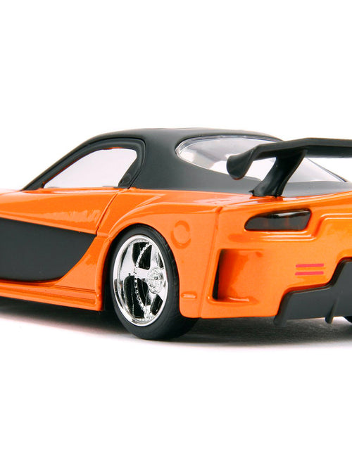 Load image into Gallery viewer, Han's Mazda RX-7 RHD (Right Hand Drive) Orange Metallic and Black "Fast &amp; Furious" Movie 1/32 Diecast Model Car by Jada
