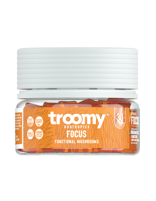 Load image into Gallery viewer, Focus: Lion's Mane Mushroom Gummies by Troomy Nootropics

