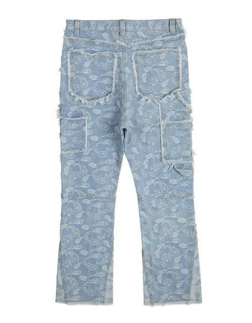 Load image into Gallery viewer, Men's Contrast Washed Bootcut Jeans
