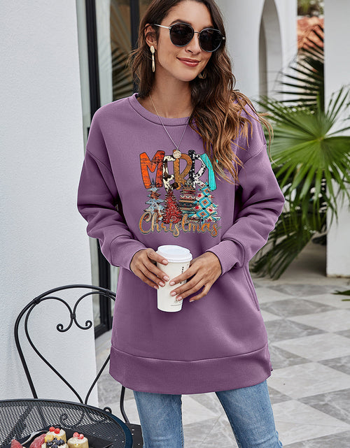 Load image into Gallery viewer, MERRY CHRISTMAS Graphic Sweatshirt
