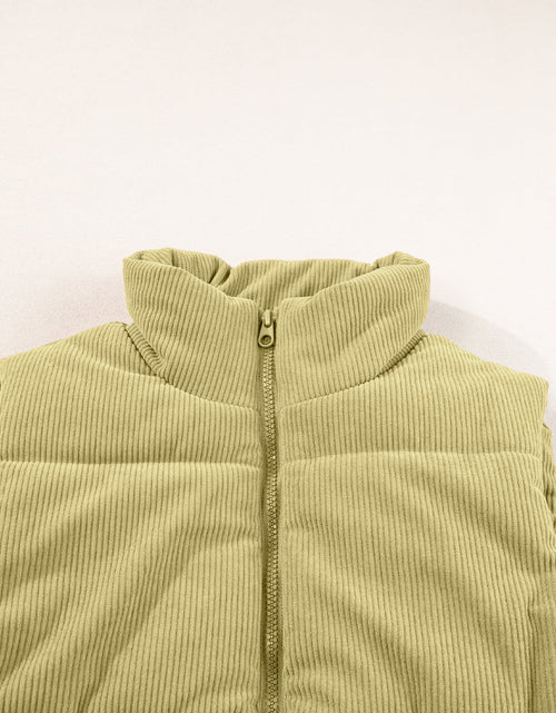 Load image into Gallery viewer, Zip Up Turtleneck Vest Coat
