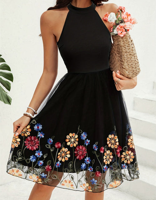 Load image into Gallery viewer, Cutout Grecian Neck Mini Dress
