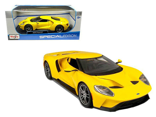 Load image into Gallery viewer, 2017 Ford GT Yellow 1/18 Diecast Model Car by Maisto

