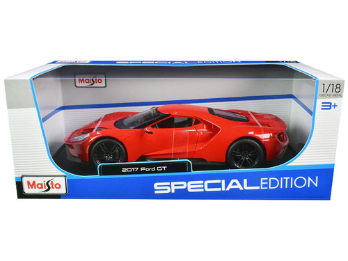 Load image into Gallery viewer, 2017 Ford GT Red with Black Wheels "Special Edition" 1/18 Diecast Model Car by Maisto
