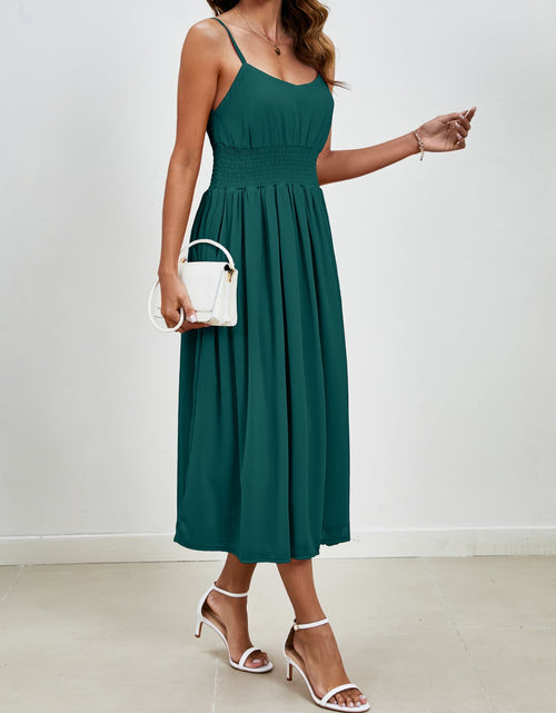 Load image into Gallery viewer, Scoop Neck Midi Cami Dress
