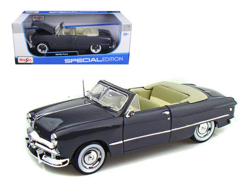 Load image into Gallery viewer, 1949 Ford Convertible Gray 1/18 Diecast Model Car by Maisto
