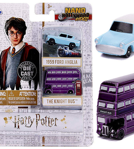 "Harry Potter" 2 piece Set "Nano Hollywood Rides" Diecast Models by Jada