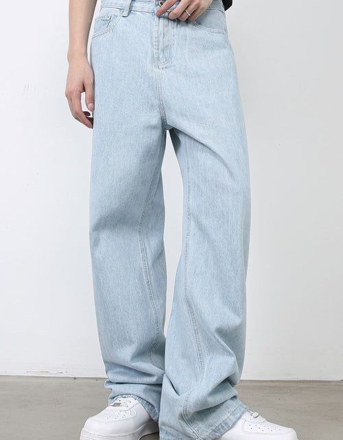 Load image into Gallery viewer, Men's Loose Fit Jeans with Pockets
