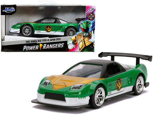 Load image into Gallery viewer, 2002 Honda NSX Type-R Japan Spec Green Ranger "Power Rangers" 1/32 Diecast Model Car by Jada
