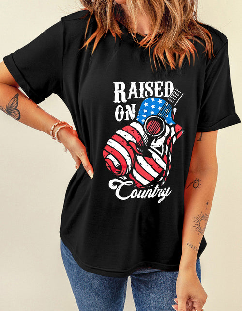 Load image into Gallery viewer, RAISED ON COUNTRY Round Neck T-Shirt
