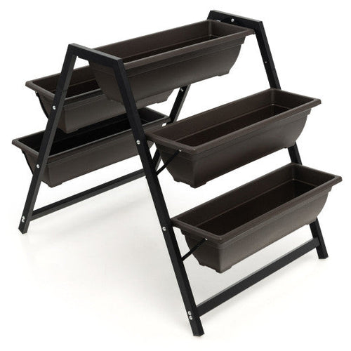 Load image into Gallery viewer, 3-Tier Vertical Raised Garden Bed with 5 Plant Boxes
