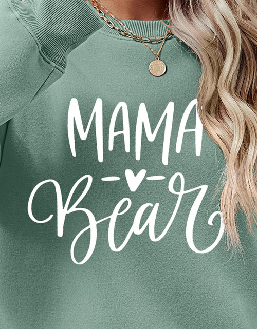 Load image into Gallery viewer, Letter Graphic Round Neck Long Sleeve Sweatshirt
