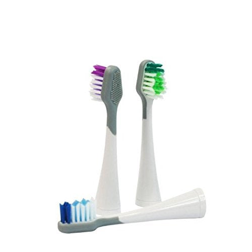 Load image into Gallery viewer, 3 Pack Brush Head Replacement for (S400/S450/S600) by Pursonic

