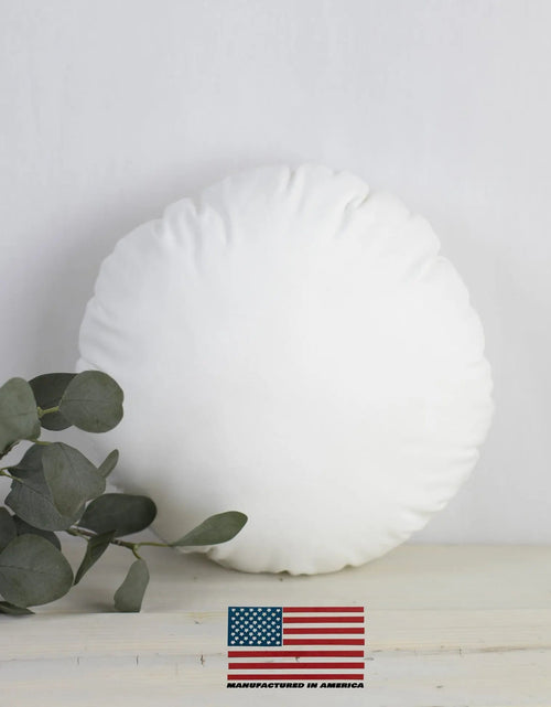 Load image into Gallery viewer, 32" | Round Pillows Insert | Indoor Outdoor Hypoallergenic Polyester Pillow Insert | Quality Insert | Round Pillow Form | Round Pillow by UniikPillows
