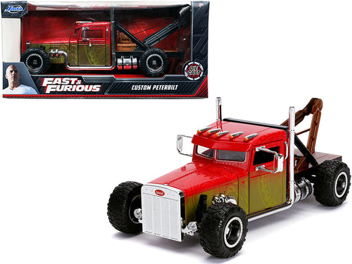 Load image into Gallery viewer, Custom Peterbilt Tow Truck "Fast &amp; Furious" Series 1/24 Diecast Model by Jada
