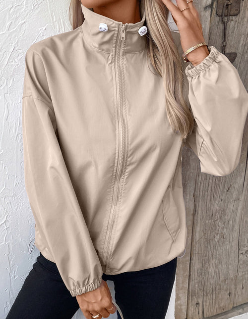 Load image into Gallery viewer, Ivy Lane Pocketed Zip Up Long Sleeve Jacket
