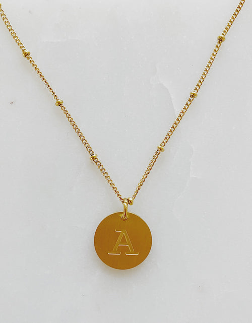 Load image into Gallery viewer, Ellison + Young: Singular Charm Initial Necklace by Ellisonyoung.com
