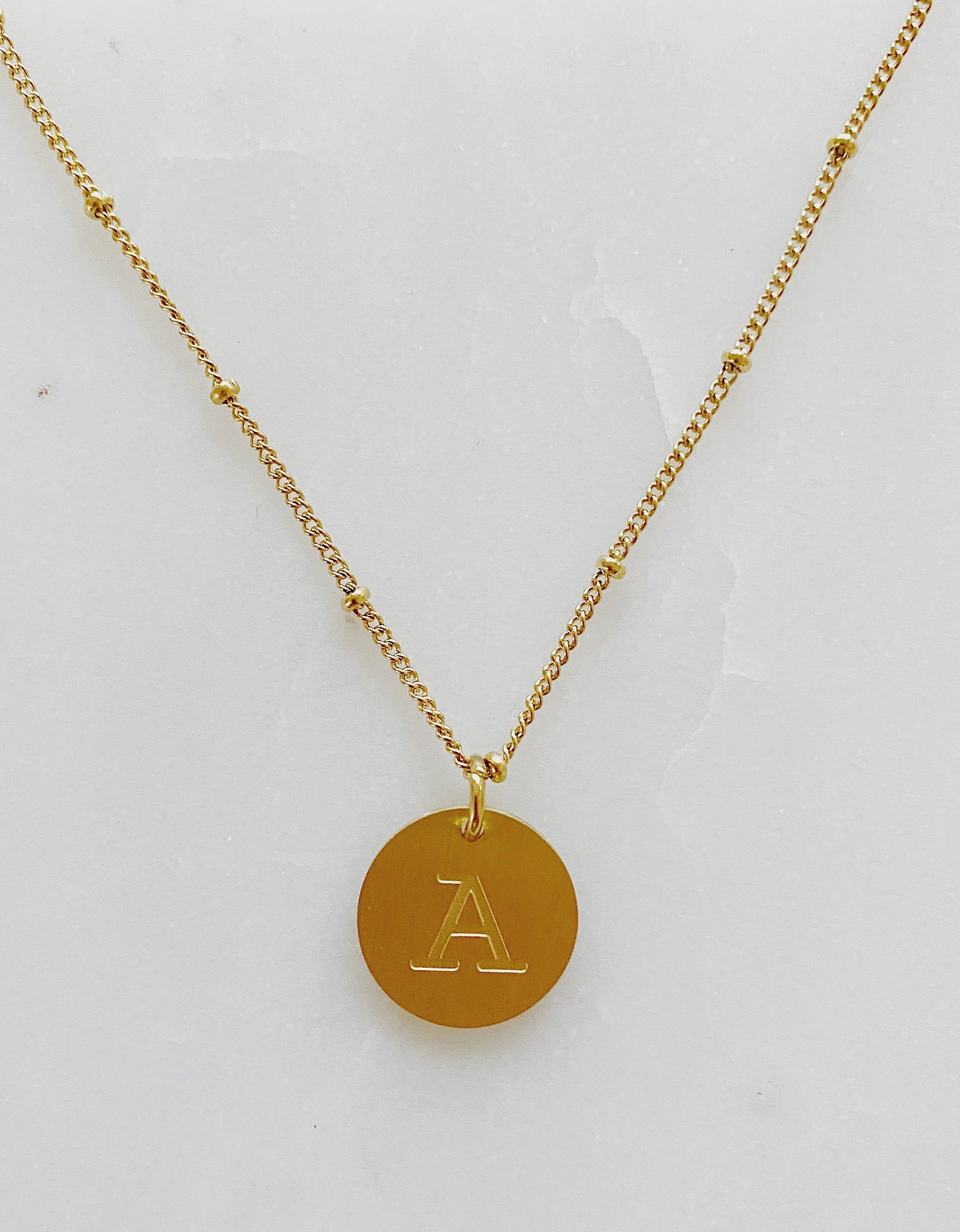 Ellison + Young: Singular Charm Initial Necklace by Ellisonyoung.com
